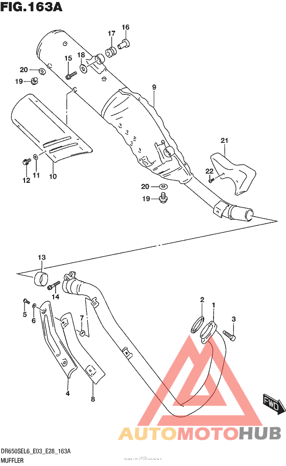 Muffler (Dr650Sel6 E03)