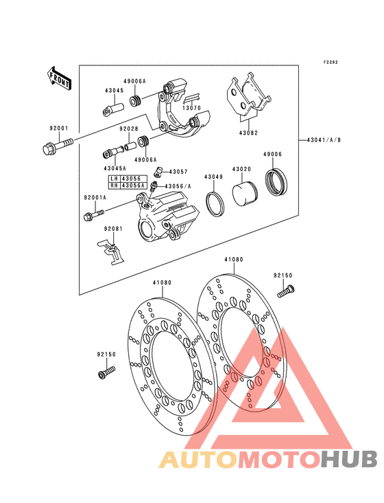 Передний суппорт