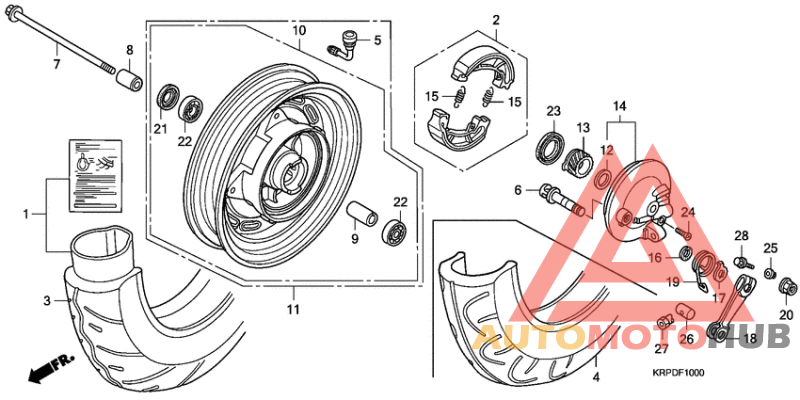 Transom + tube