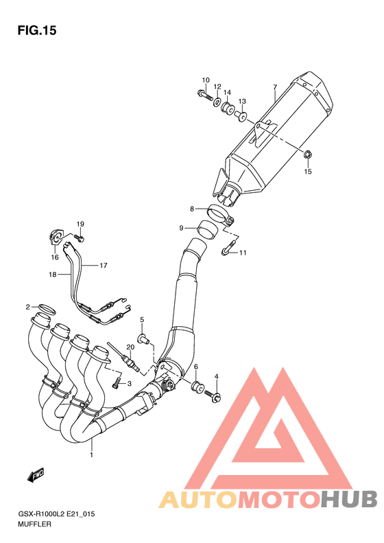 Muffler comp