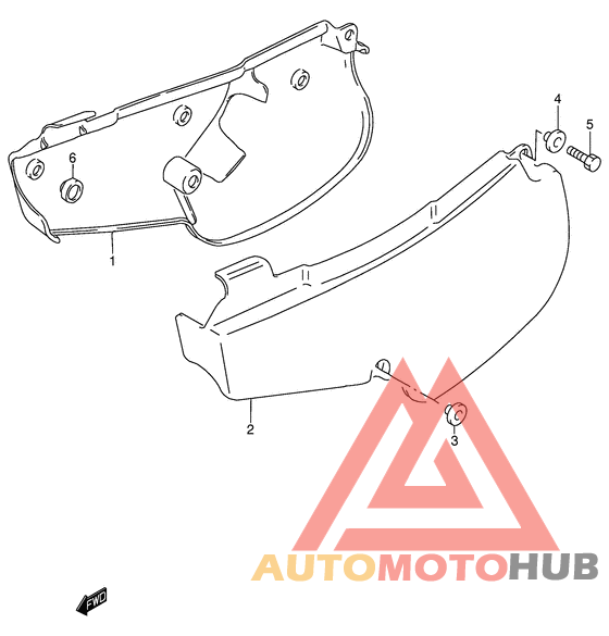 Обтекатель задний