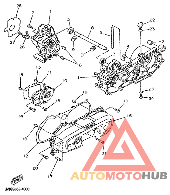 Картер двигателя