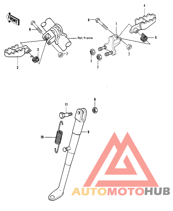 Footrests/stand