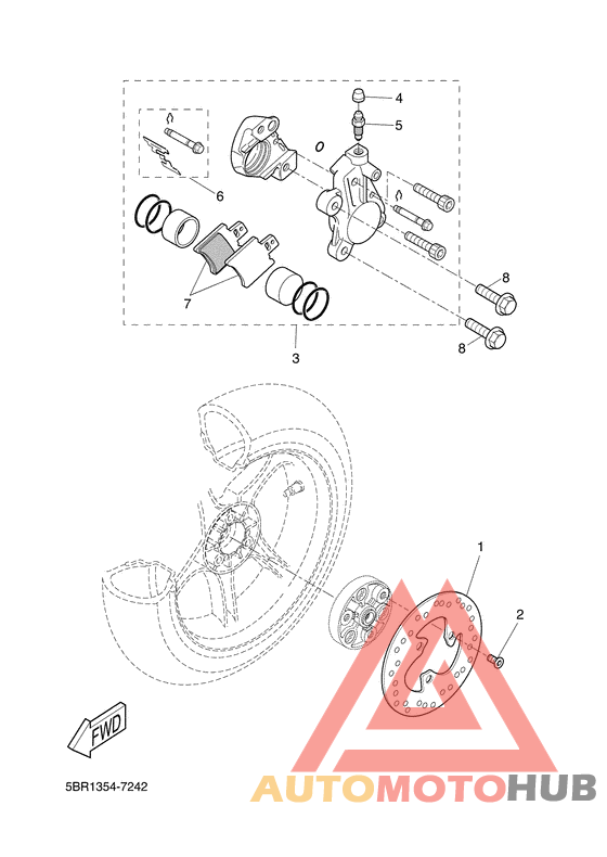 Задний суппорт