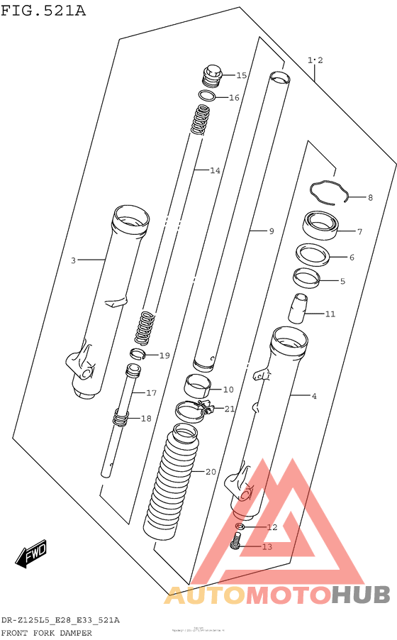 Front Fork Damper (Dr-Z125L5 E28)