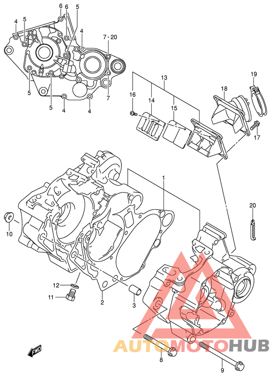 Картер двигателя