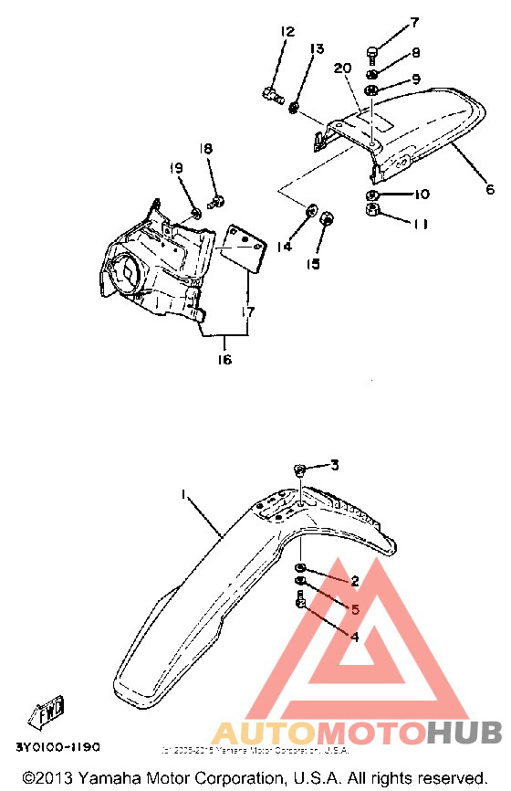 Front fender - rear fender