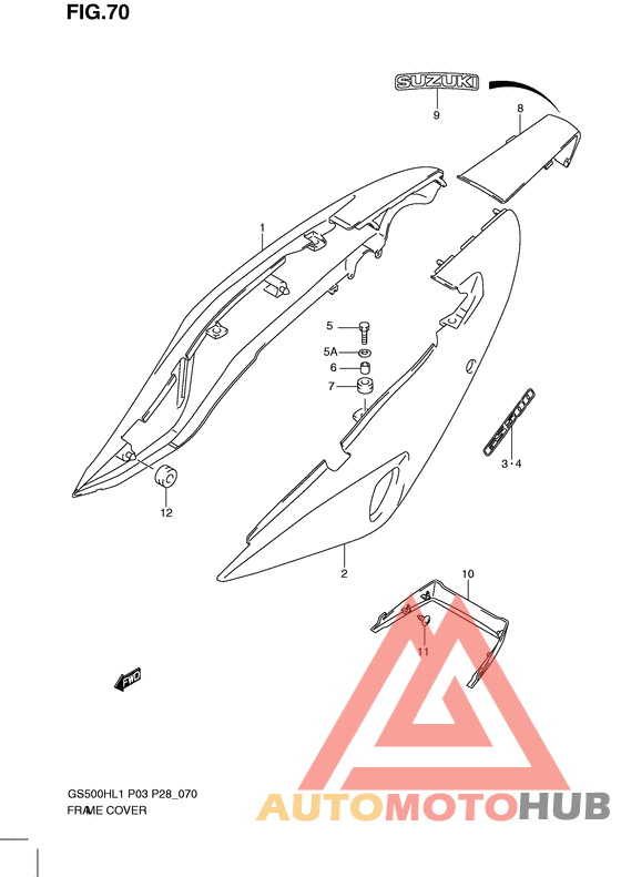 Обтекатель задний