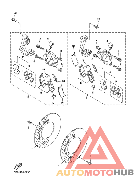 Передний суппорт