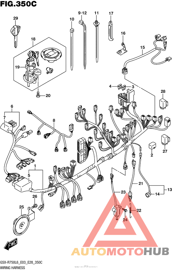 Wiring Harness (Gsx-R750L6 E33)