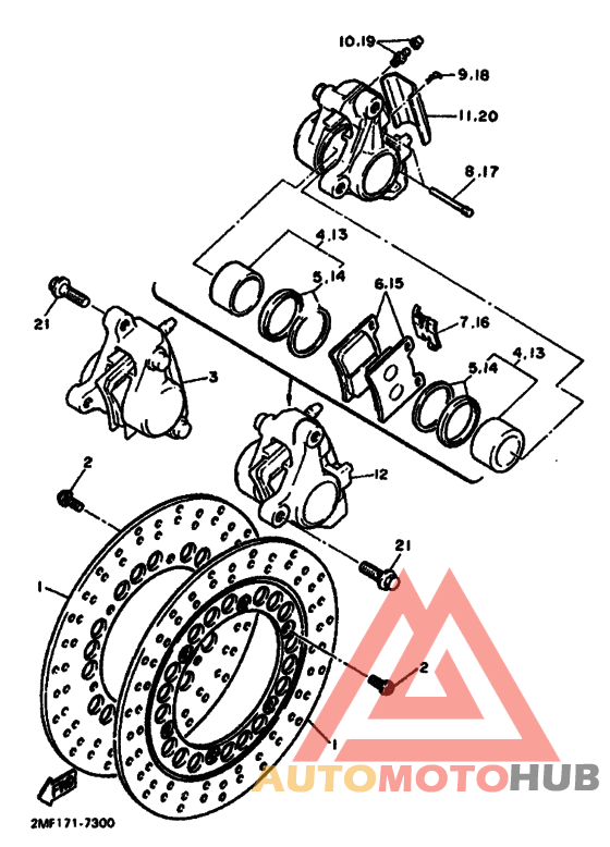 Передний суппорт