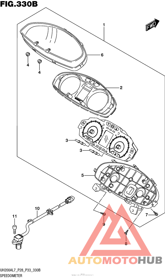 Speedometer (Uh200Al7 P33)