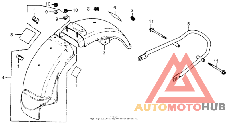 Задний бампер