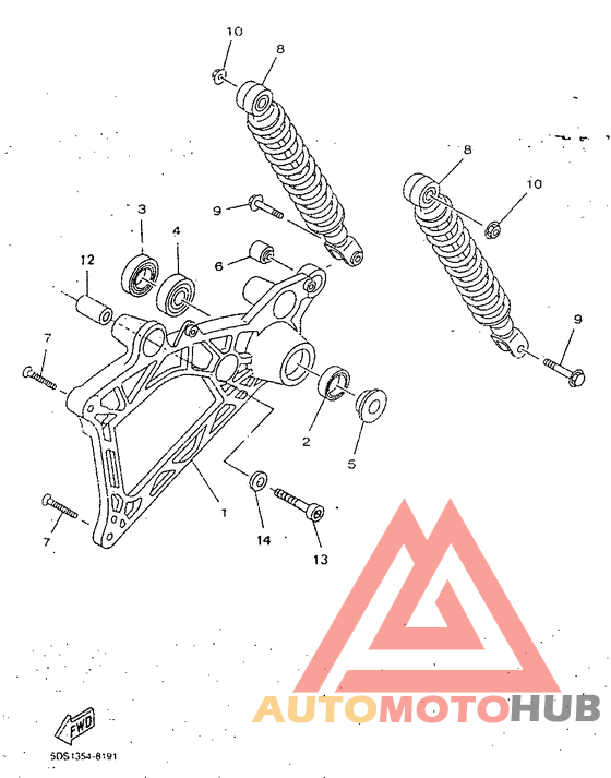 Rear arm. suspension