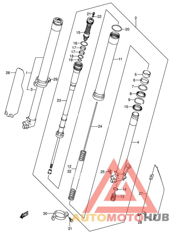 Передняя вилка