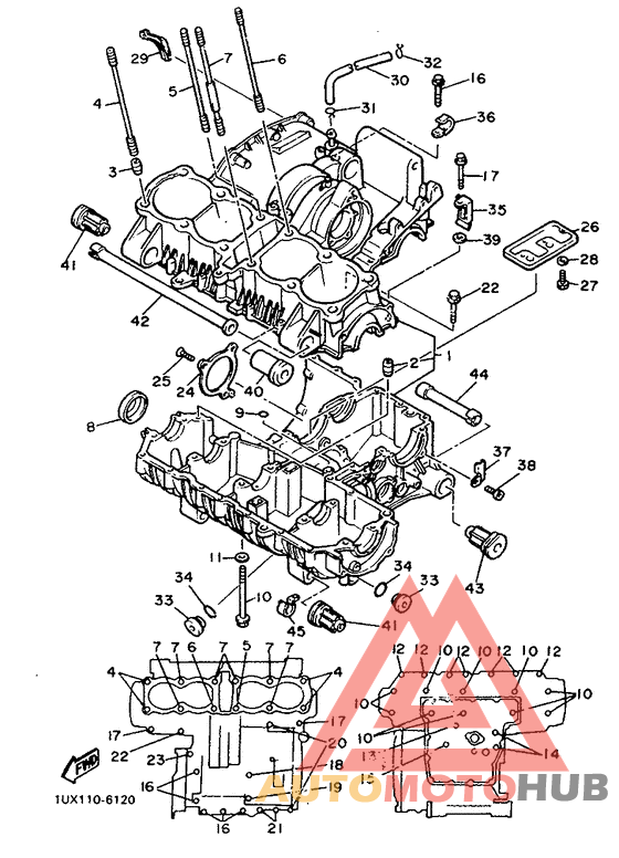 Картер двигателя