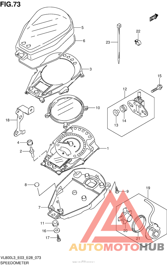 Speedometer (Vl800Cl3 E28)