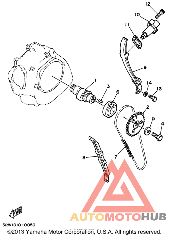 Цепь механизма газораспределения