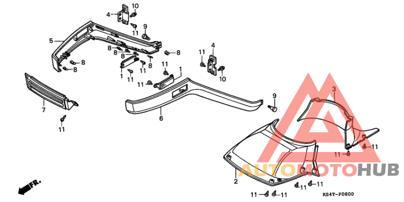 Front under cover/ front fender
