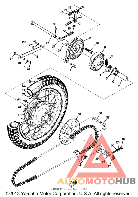 Переднее колесо