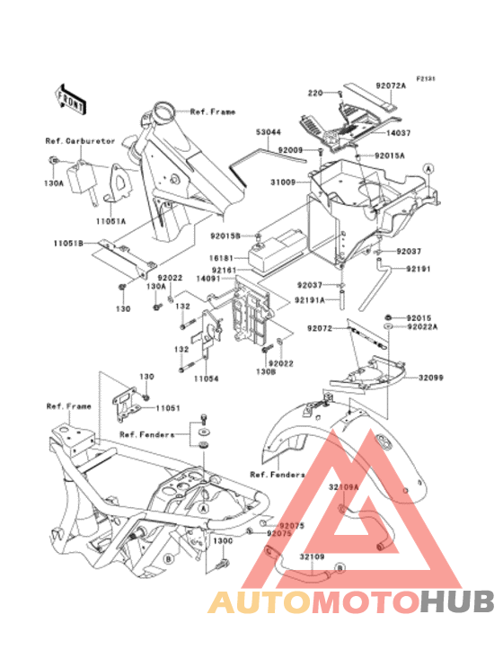 Рама ,крепежные детали