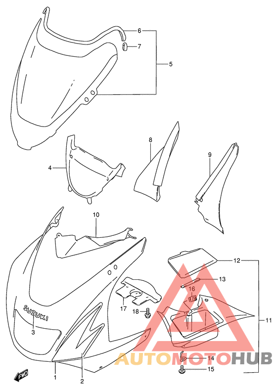 Cowling body