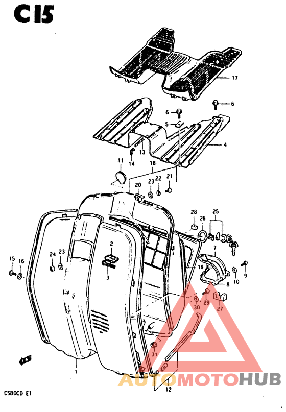 Щиток облицовочный