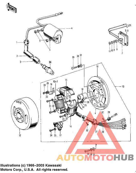 Ignition/generator/rectifier