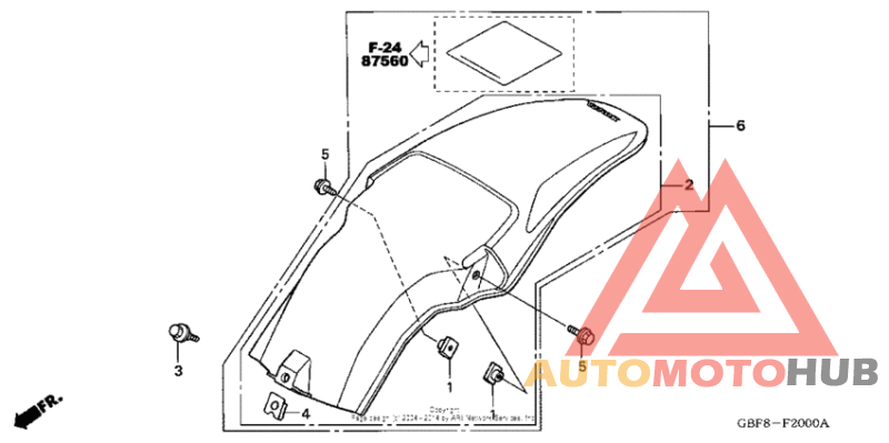 Задний бампер