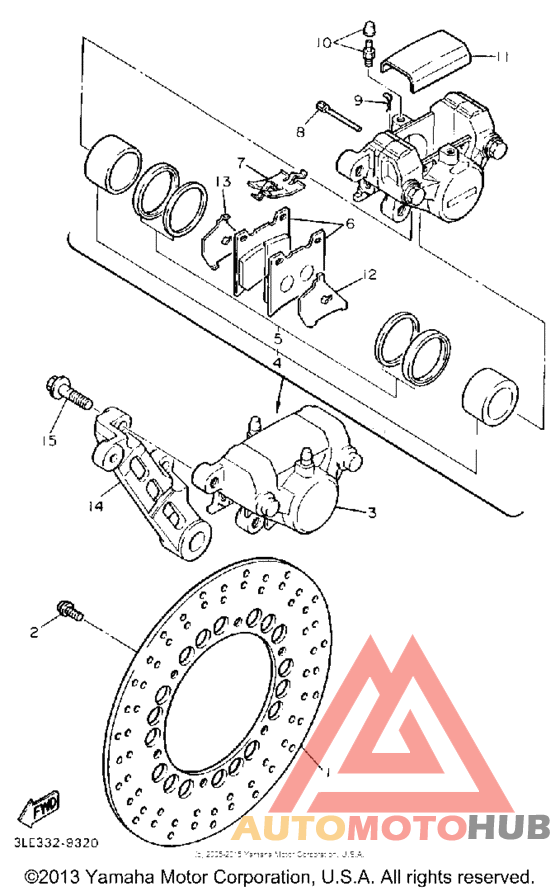 Задний суппорт