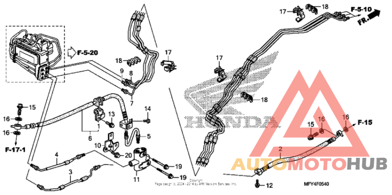 Brake line (abs)