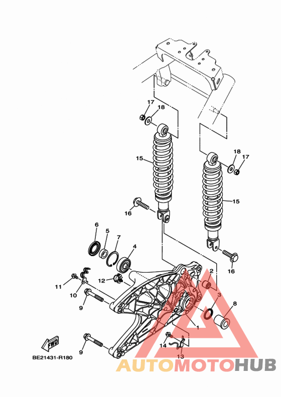 Rear arm & suspension