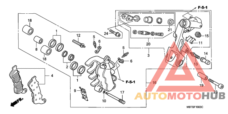Передний суппорт
