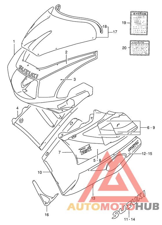 Cowling body