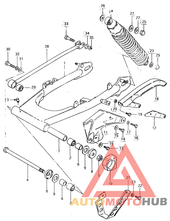 Маятник задний