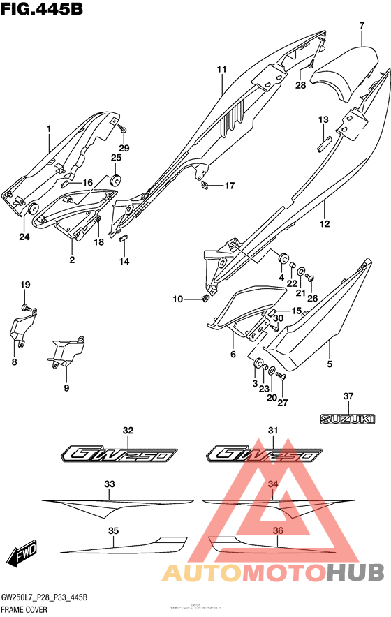 Frame Cover (Gw250Zl7 P28)