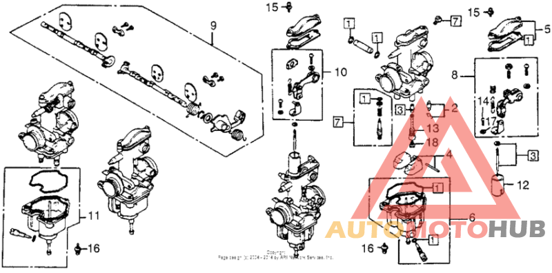Carburetor components 78