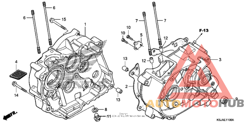 Картер двигателя