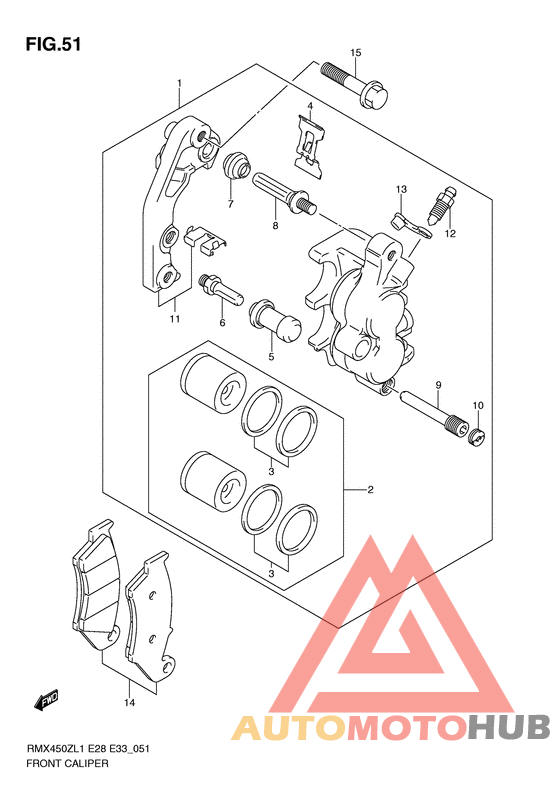 Передний суппорт