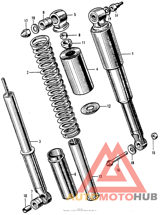 Задние амортизаторы