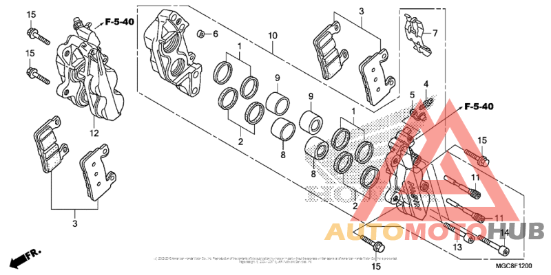 Front Brake Caliper (1)