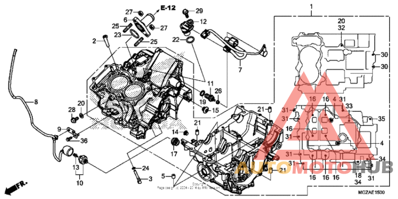Картер двигателя
