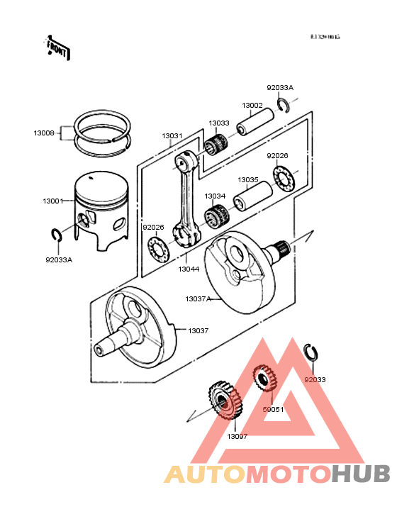 Crankshaft/piston