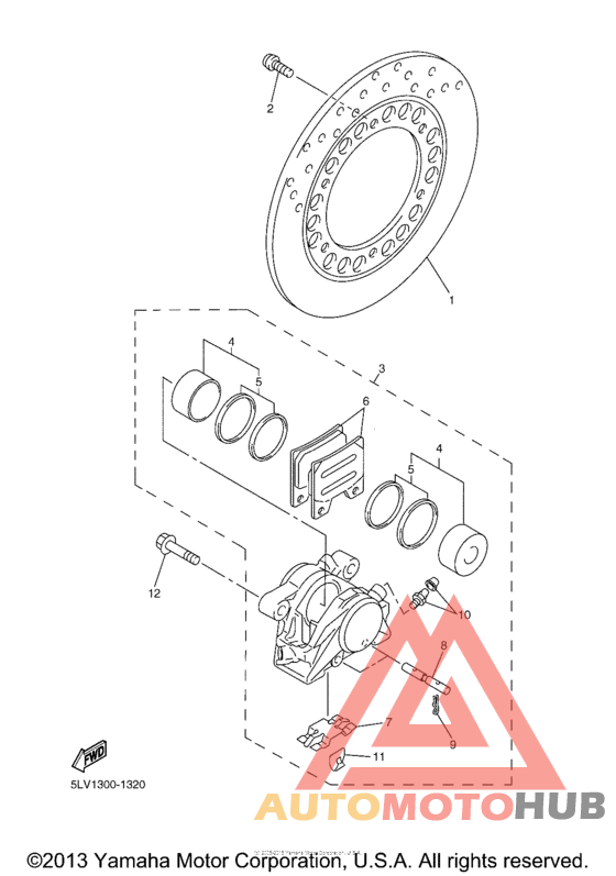 Задний суппорт
