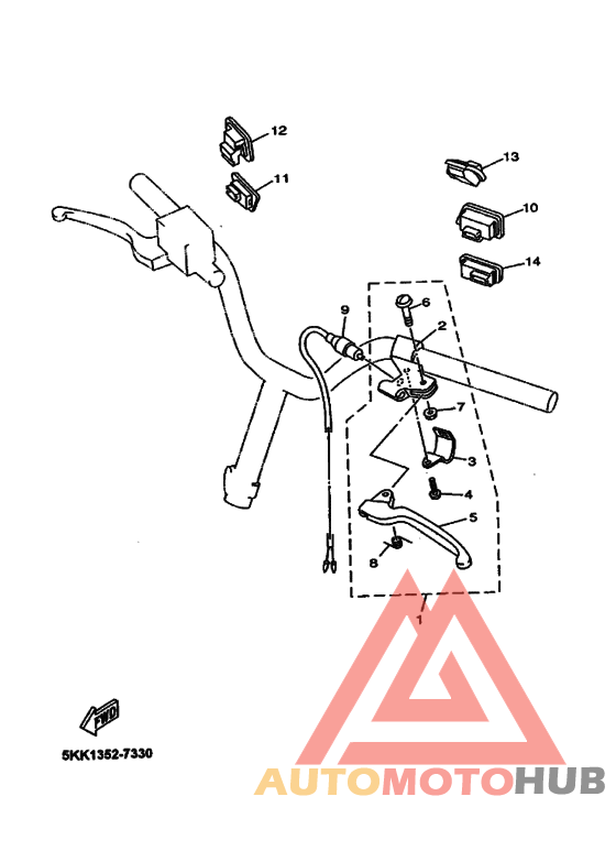 Переключатель руля рычаг