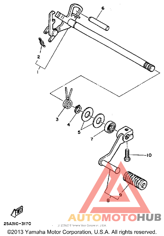 Вал переключения