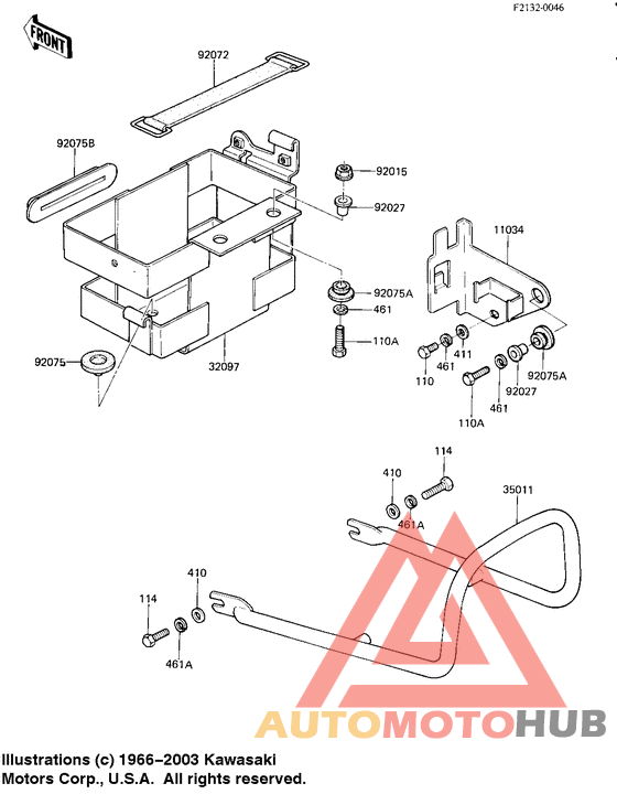 Battery case/electro bracket
