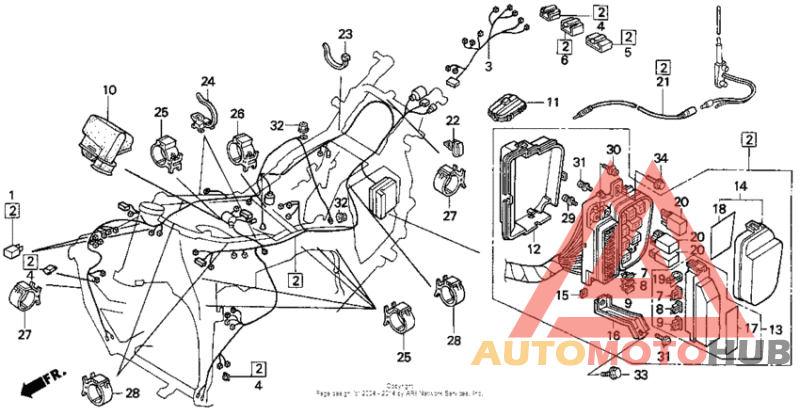 I wire harness