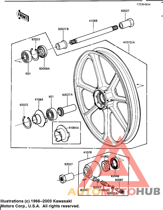 Front wheel/hub