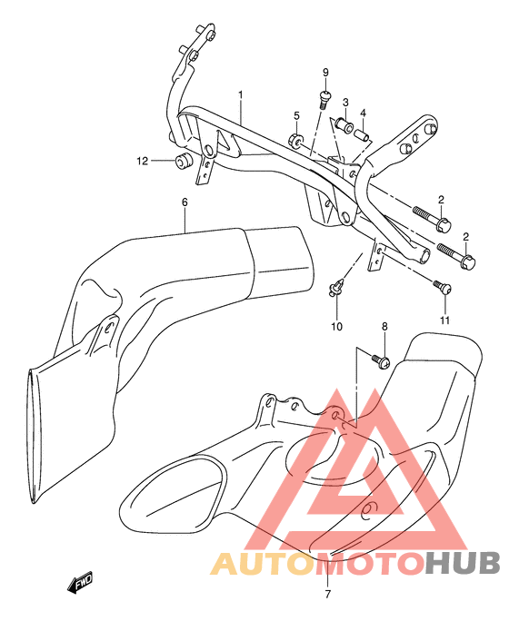 Cowl body installation parts